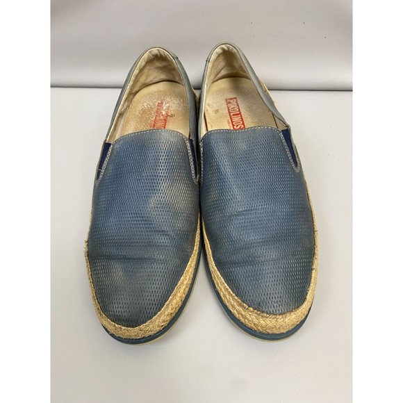 Pikolinos Loafers Shoes Mens size 9.5- 10 Blue Espadrilles Slip on EU 43 - Picture 2 of 11
